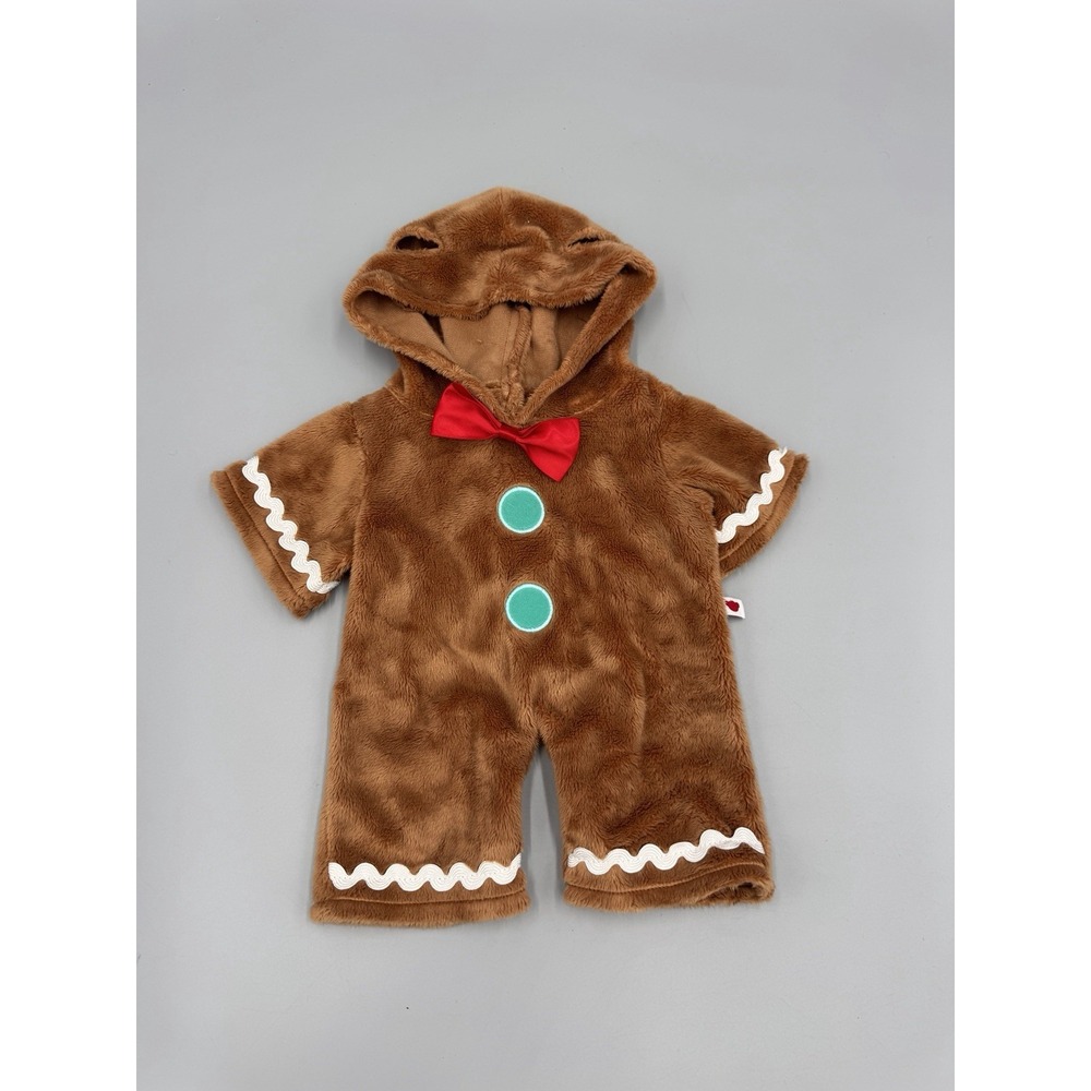 Build A Bear Clothing Gingerbread Man Christmas Costume Outfit